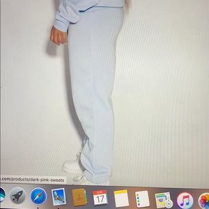 saski light blue sweats